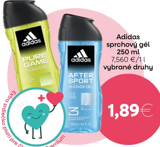 Adidas sprchový gél