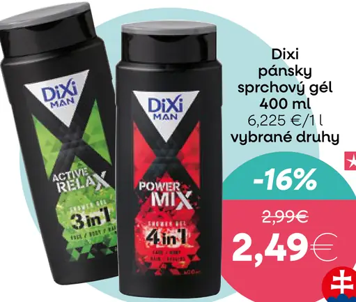Dixi sprchovací gél