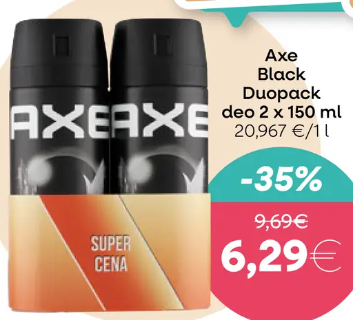 Axe Black Doupack deo
