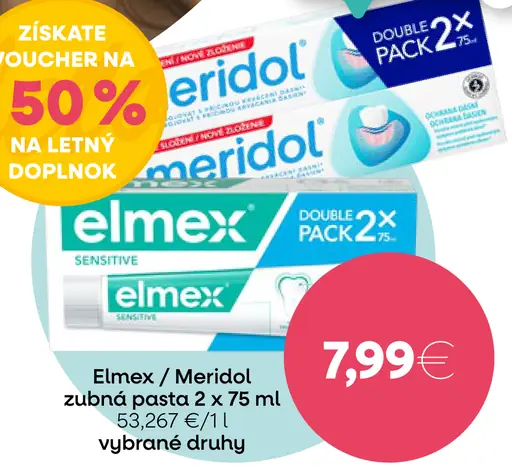 Elmex / Meridol zubná pasta