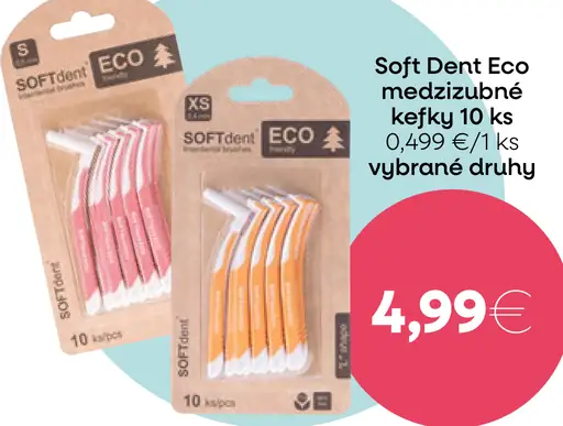Soft Dent Eco medzizubné kefky