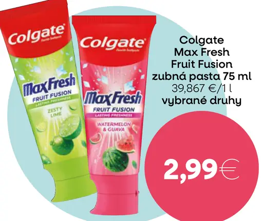 Colgate Max Fresh zubná pasta