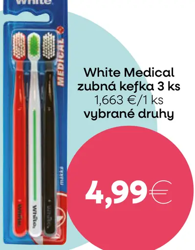 White Medical zubná kefka