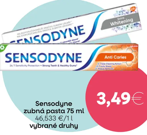 Sensodyne zubná pasta