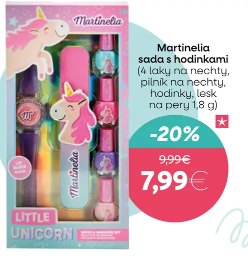 Martinelia sada s hodinkami