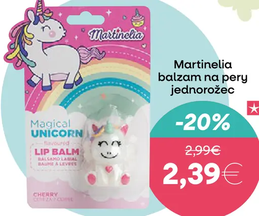 Martinelia balzam na pery jednorožec