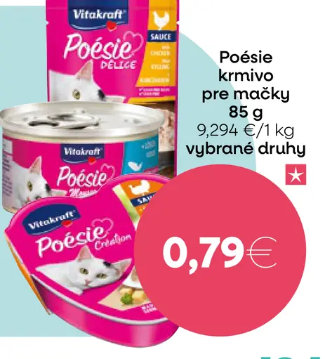 Poesie krmivo pre mačky