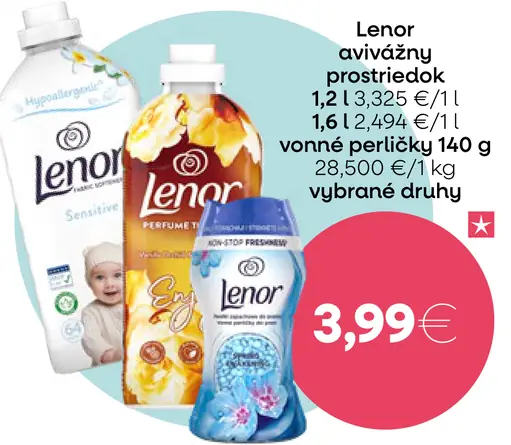 Lenor avivážny prostriedok