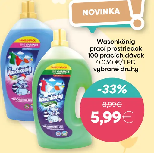 Waschkönig prací prostriedok