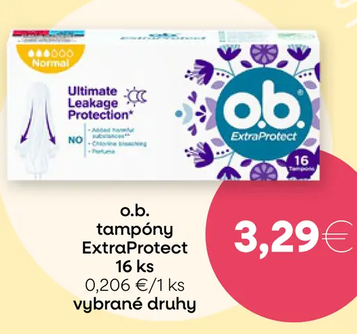 O.b. tampóny ExtraProtect