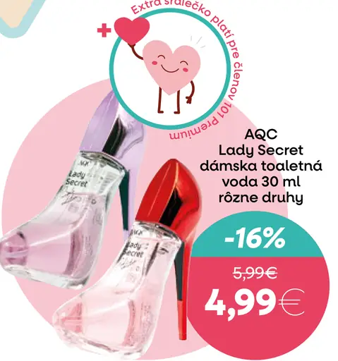 AQC Lady Secret dámska toaletná voda