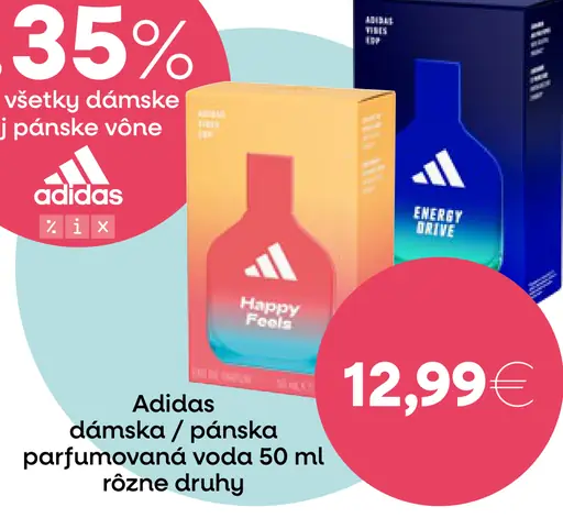 Adidas dámska / pánska parfumovaná voda