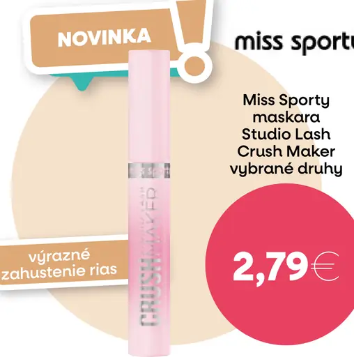 Miss Sporty maskara Studio Lash Crush Maker
