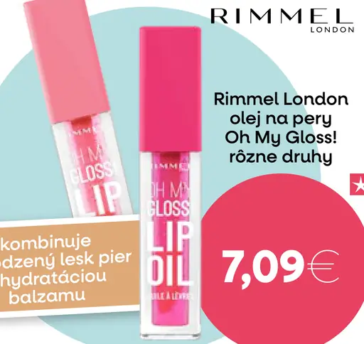 Rimmel London olej na pery Oh My Gloss!