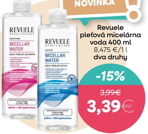 Revuele micelárna voda
