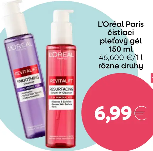 L'Oréal Paris čistiaci pleťový gél