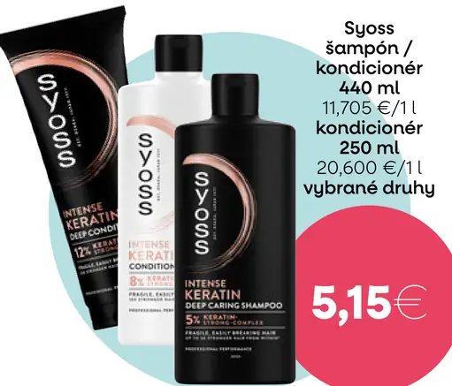 Syoss šampón / kondicionér