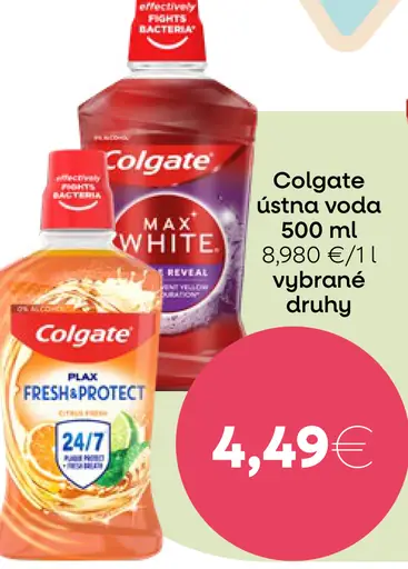 Colgate ústna voda