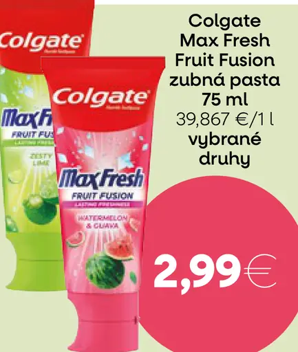 Colgate Max Fresh Fruit Fusion zubná pasta