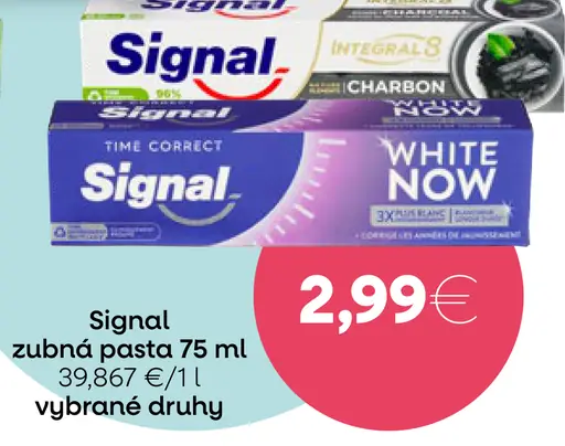 Signal zubná pasta