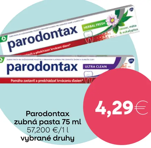 Parodontax zubná pasta