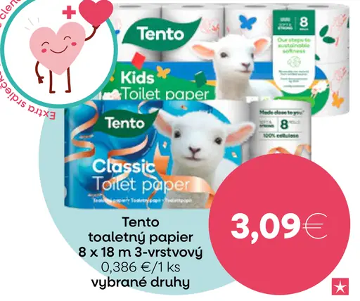 Tento toaletný papier Kids