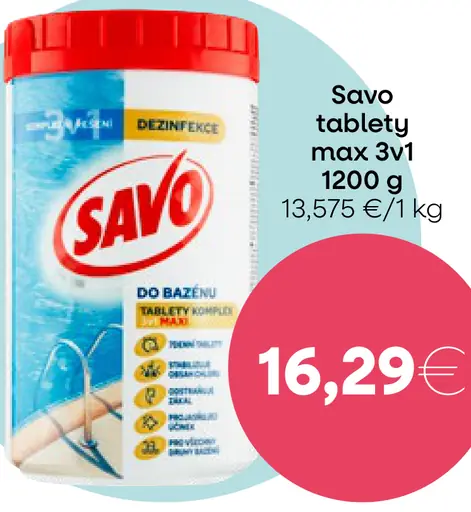 Savo tablety max 3v1