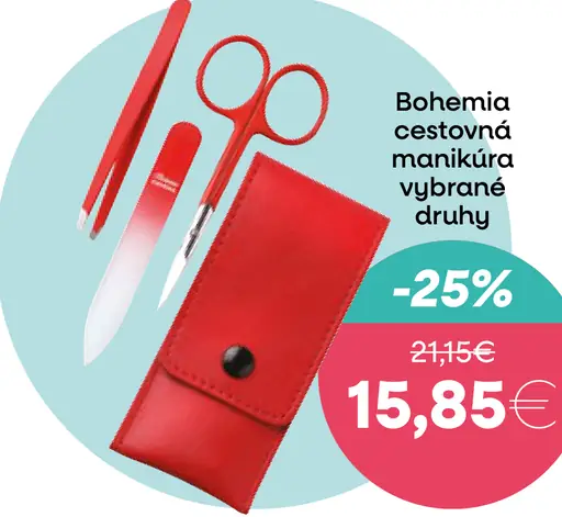 Bohemia cestovná manikúra