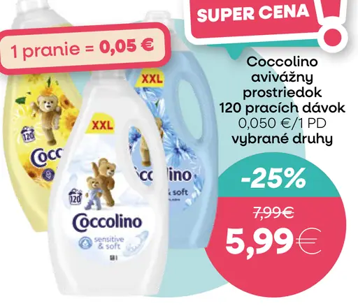 Coccolino avivážny prostriedok