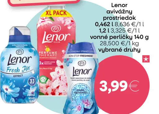 Lenor avivážny prostriedok