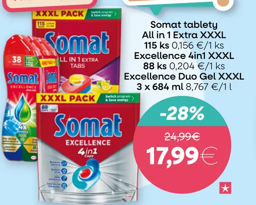 Somat tablety All in 1 Extra