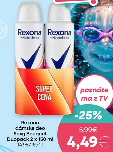 Rexona dámske deo Sexy Bouquet