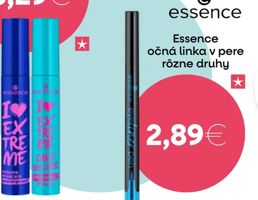 Essence očná linka v pere