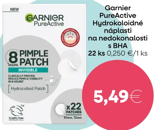 Garnier PureActive Hydrokoloidné náplasti na nedokonalosti