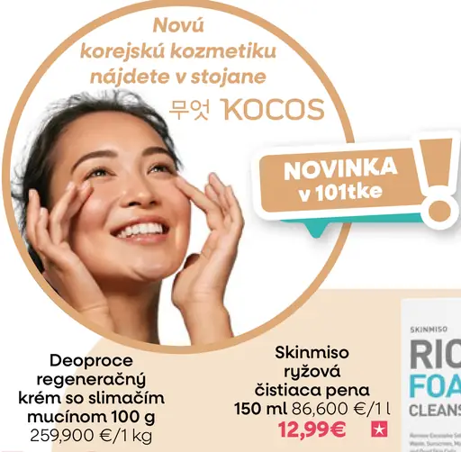 Deoproce krém so slimačím mucínom