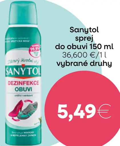 Sanytol sprej do obuvi