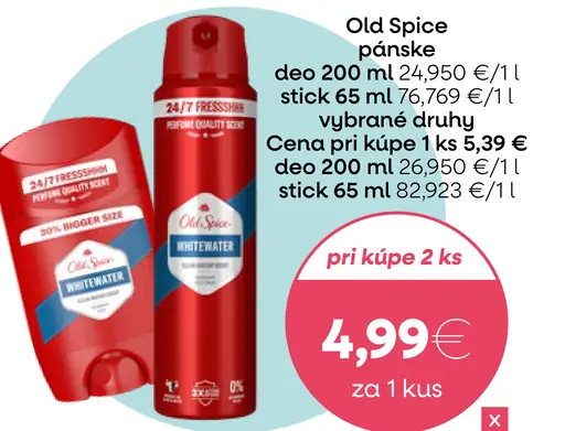 Old Spice pánske deo / stick