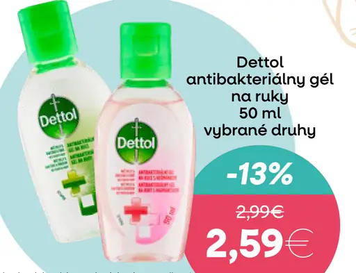 Dettol Antibakteriálny gél na ruky