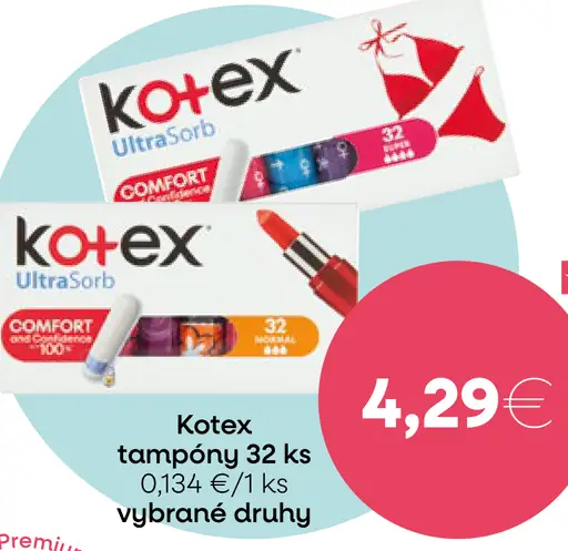 Kotex Tampóny