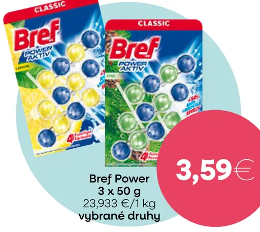 Bref Power tablety vybrané druhy