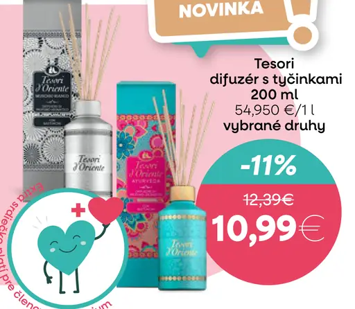 Tesori difuzér s tyčinkami