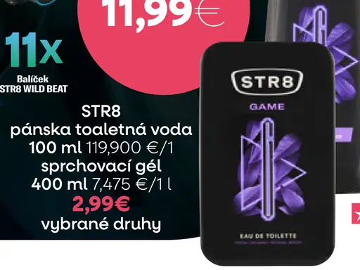 STR8 pánska tailetová voda