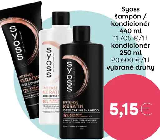 Syoss šampón / kondicionér