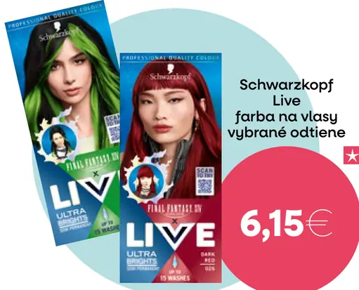 Schwarzkopf LIVE farba na vlasy