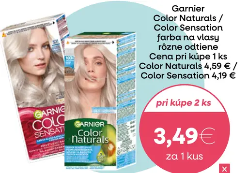 Garnier Color Sensation farba na vlasy