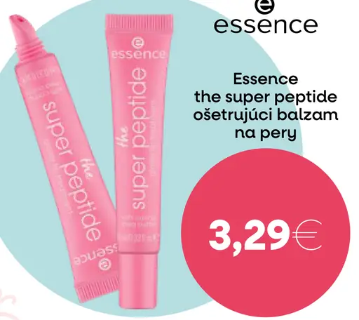 Essence the super peptide ošetrujúci balzam na pery