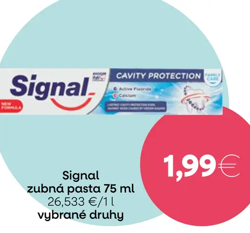 Signal zubná pasta
