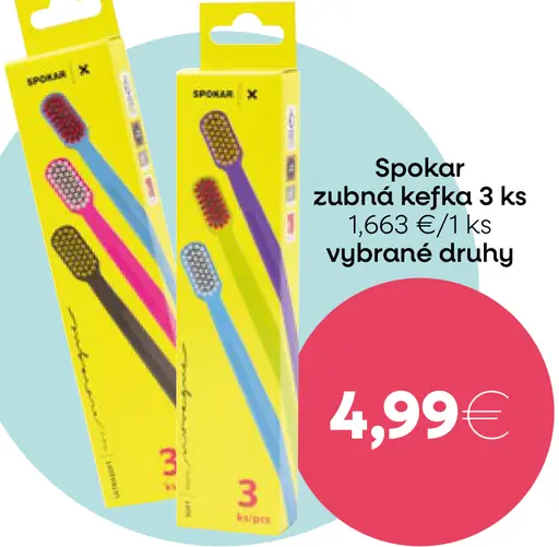Spokar zubná kefka