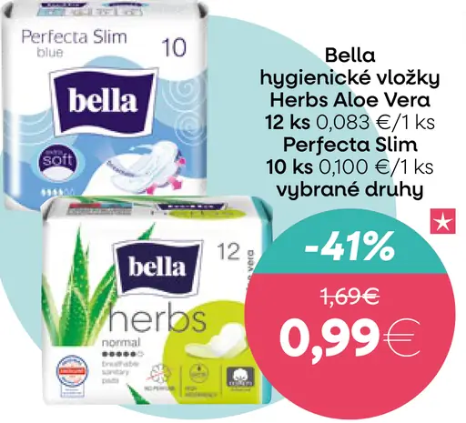Bella hygienické vložky Herbs Aloe Vera