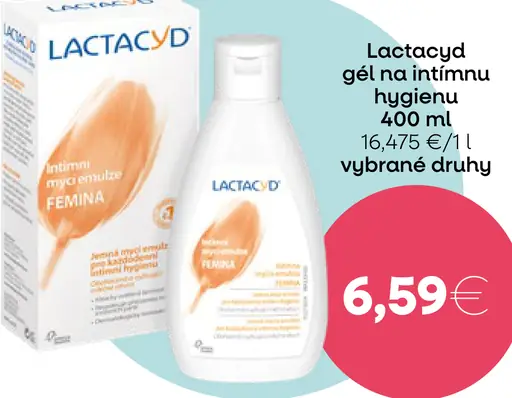 Lactacyd Fresh obrúsky na intímnu hygienu